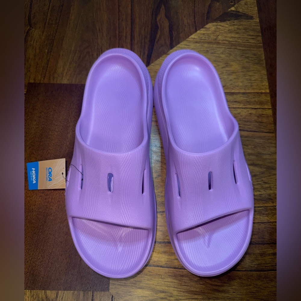 NWT HOKA Ora Recovery Slide 3 purple size W15 M13
